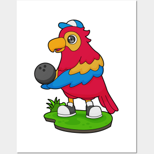 Parrot Bowling Bowling ball Posters and Art